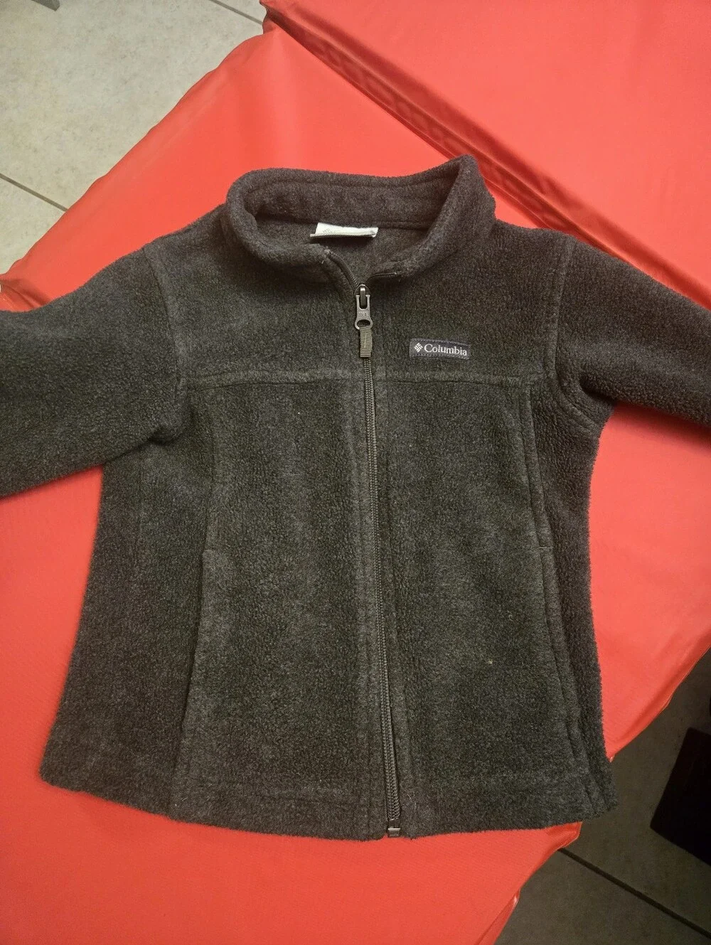 Columbia Toddler Charcoal Black Full-Zip Fleece Jacket